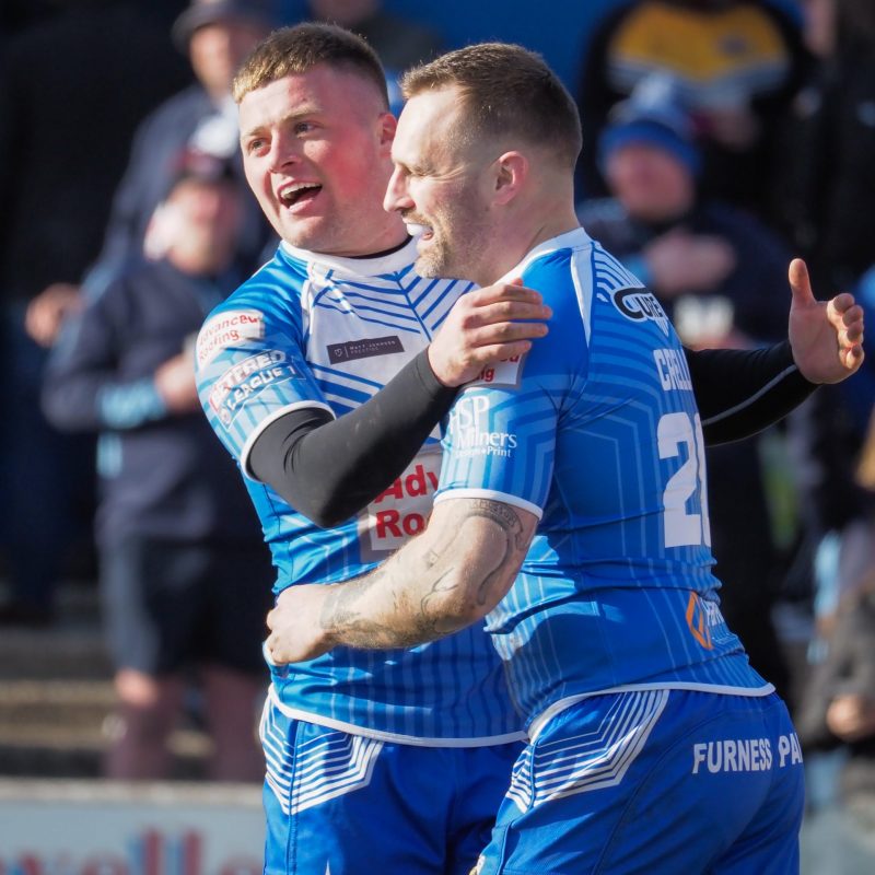 Barrow Raiders v Coventry Bears in the Betfred Championship 1 game at the Matt Johnson Prestige Stadium.