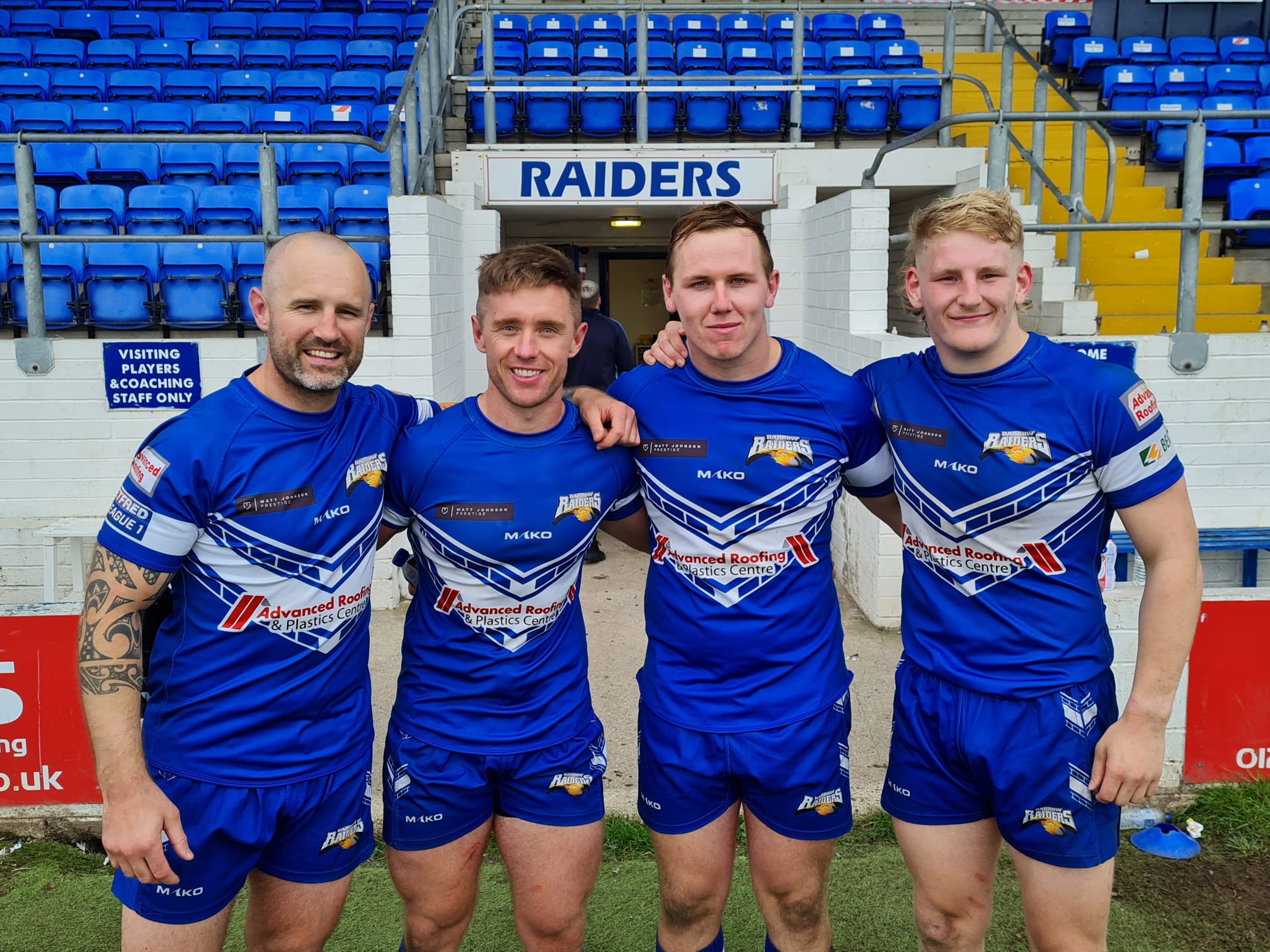 Millom Quartet Line Up Together Barrow Raiders millom-quartet-line-up-together-barrow-raiders