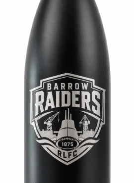 Raiders 500ml Black Matte Drinks Flask